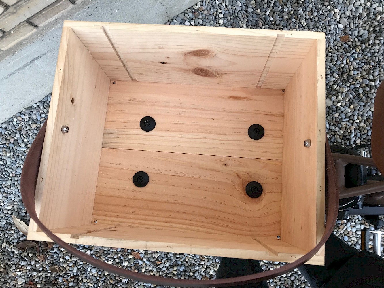 Innenansicht inklusive montierter Adaptervorrichtung